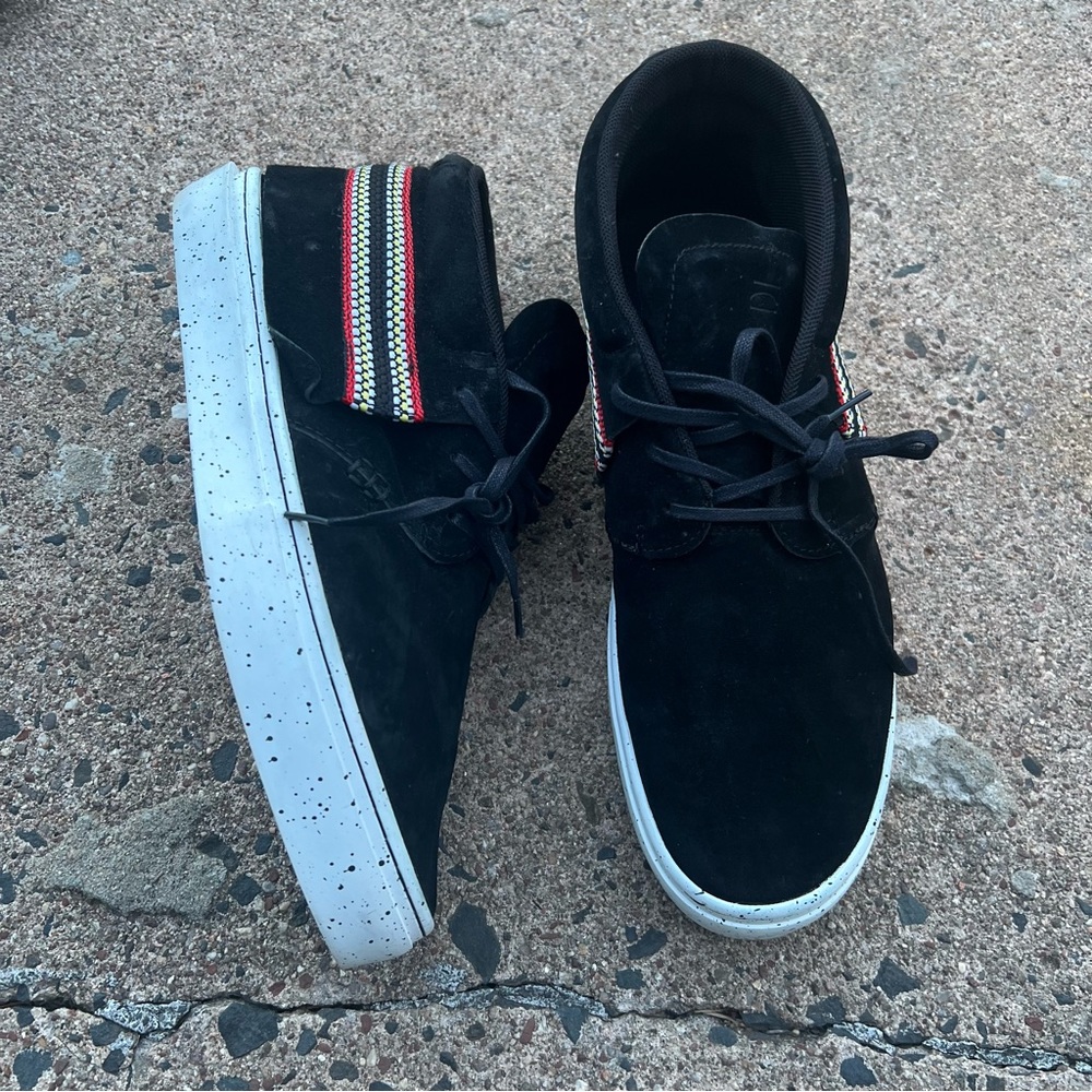 Clearweather Brand Black Suede Size 12